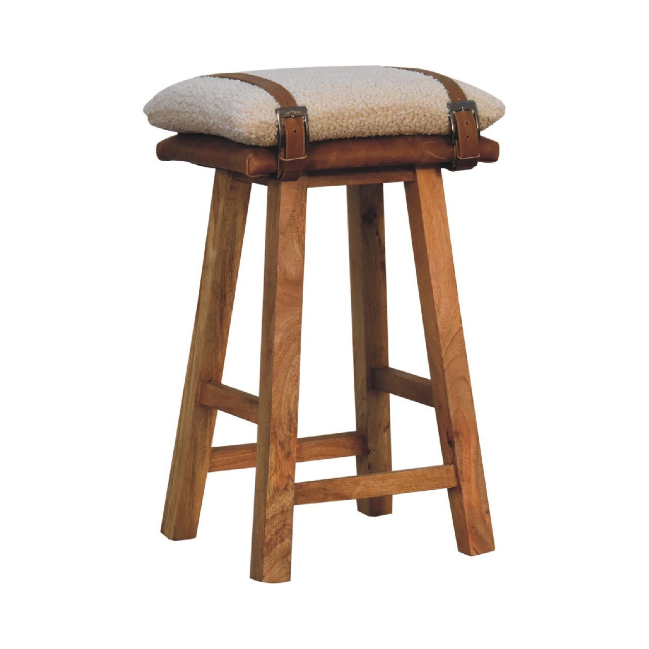 Strapped Bar Stool - SILVIONIX