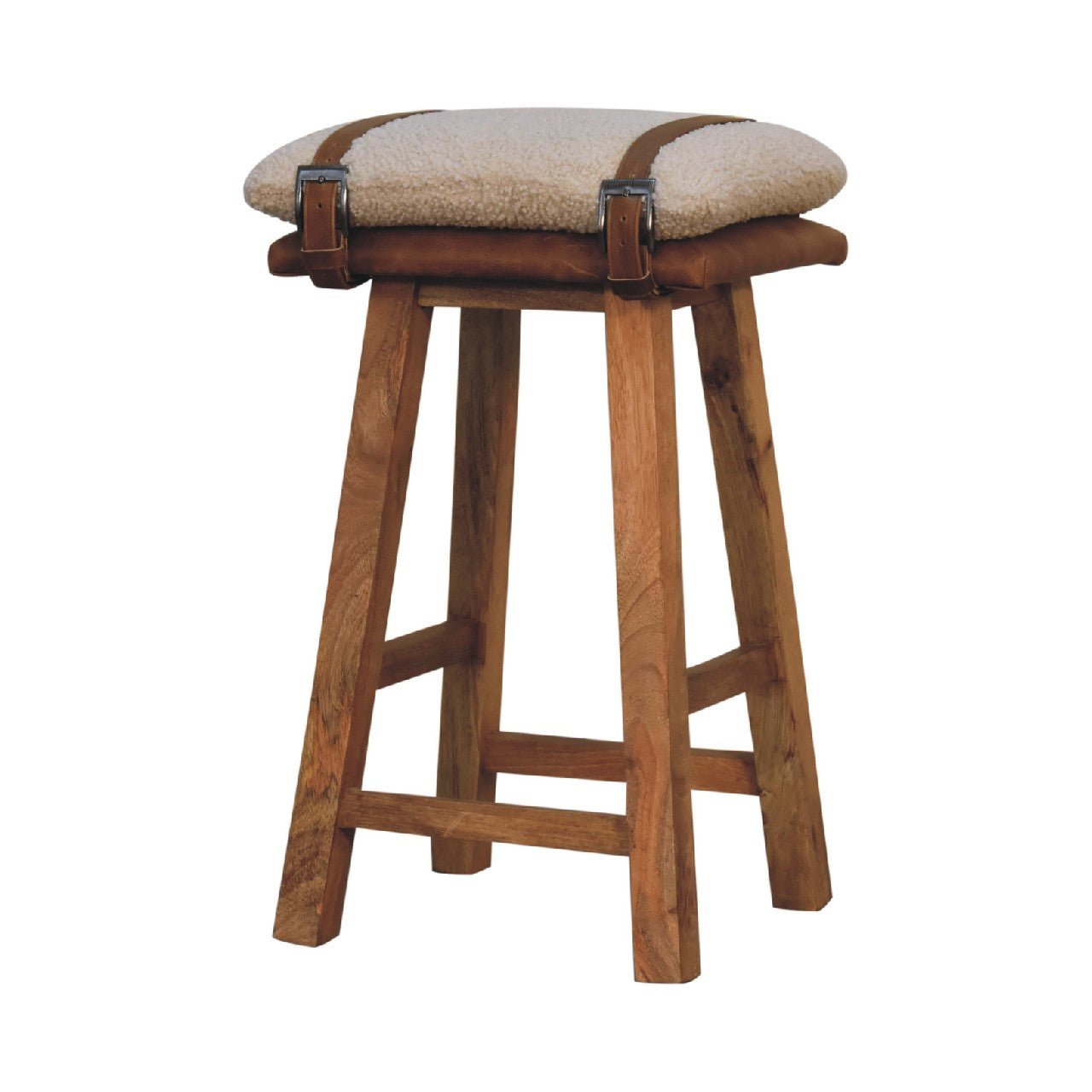 Strapped Bar Stool - SILVIONIX