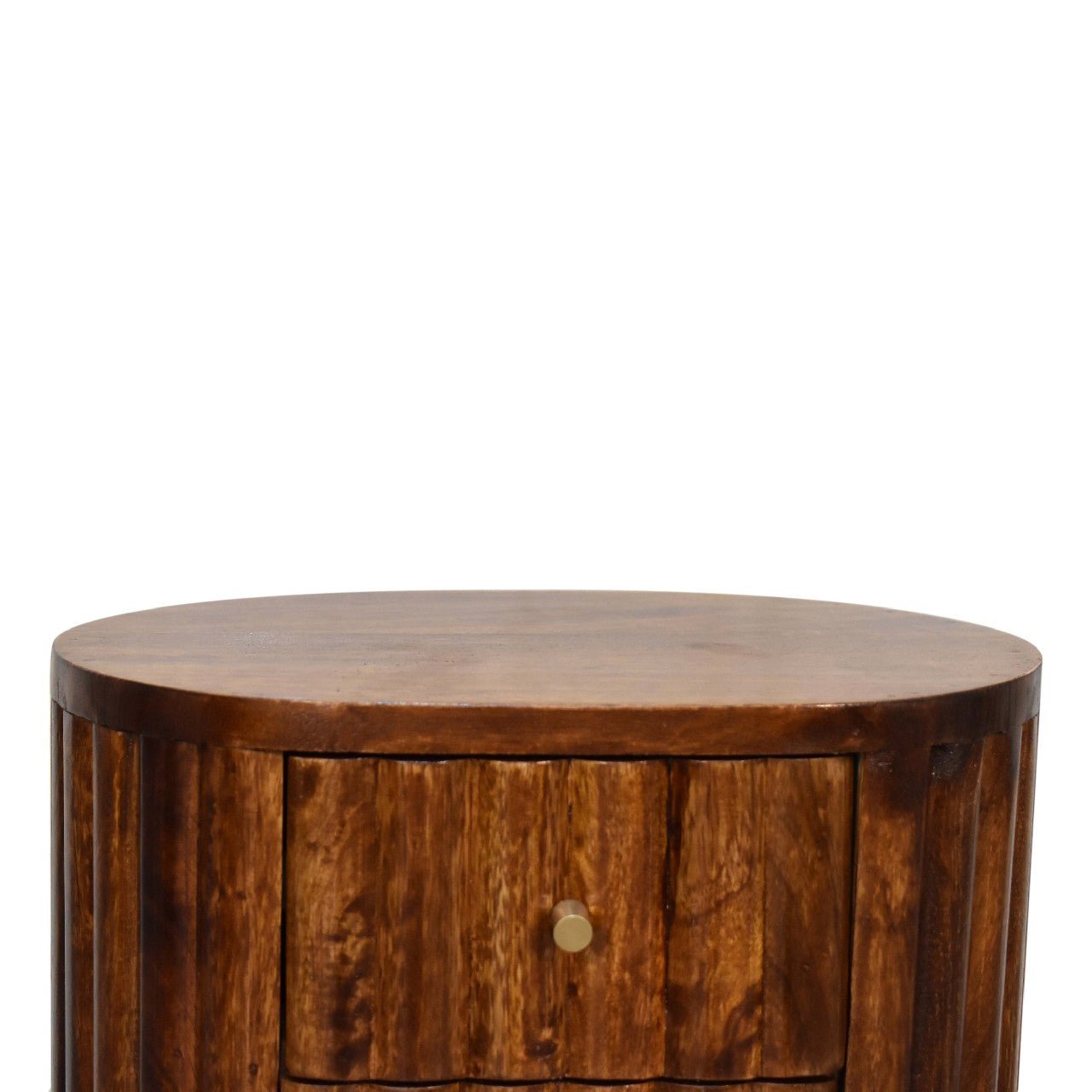 Stripe Chestnut Bedside - SILVIONIX