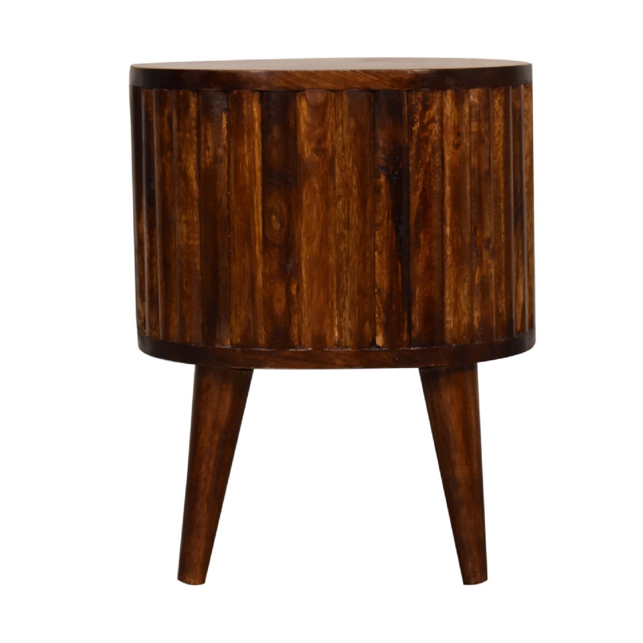 Stripe Chestnut Bedside - SILVIONIX