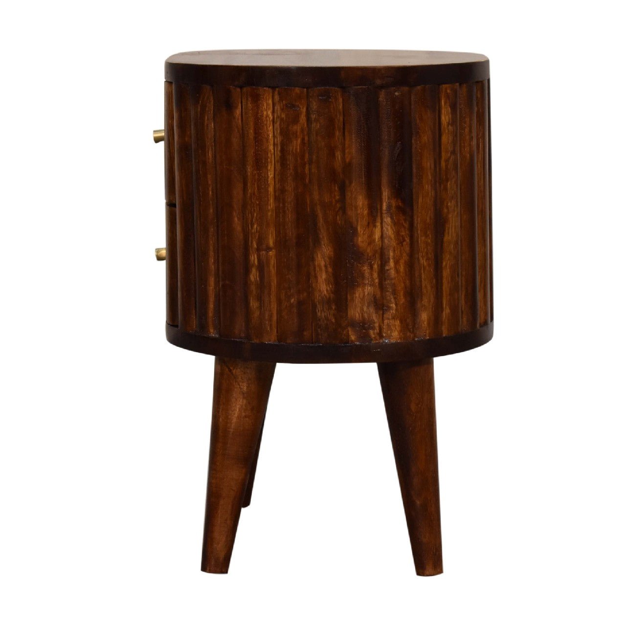 Stripe Chestnut Bedside - SILVIONIX