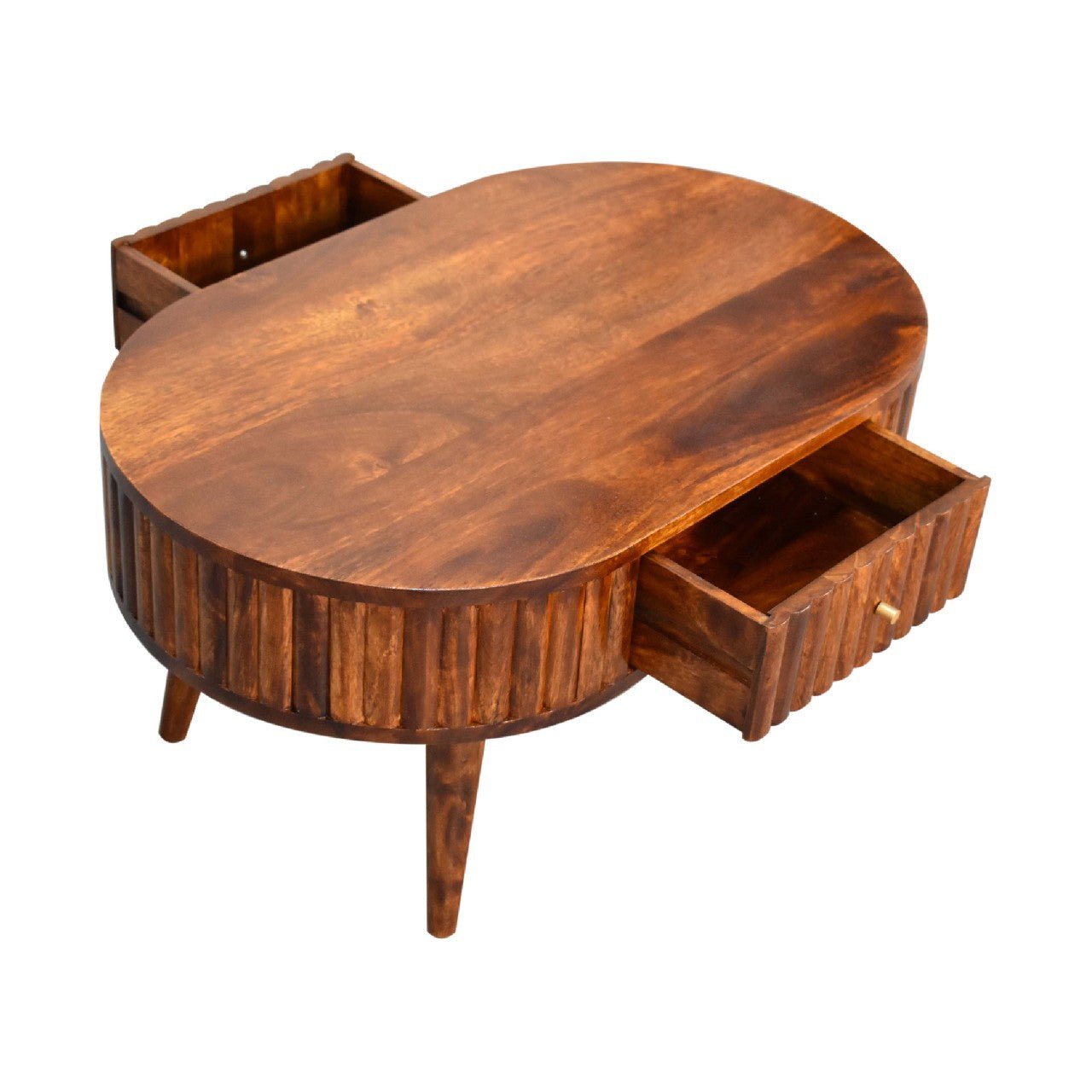 Stripe Chestnut Coffee Table - SILVIONIX