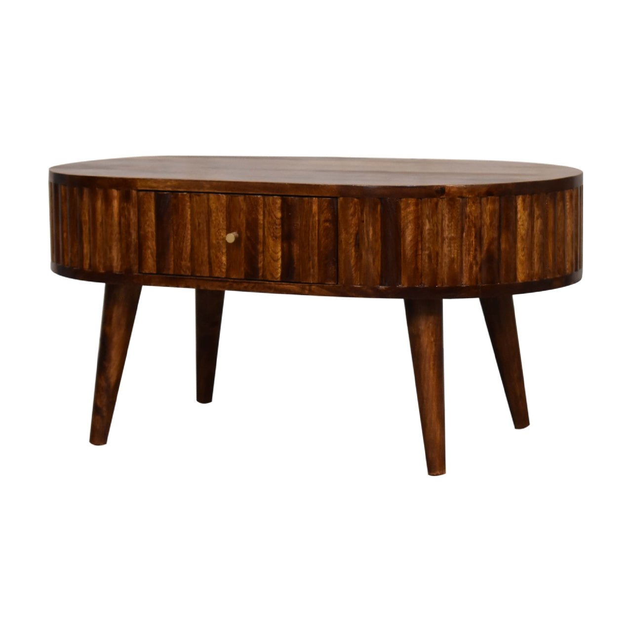 Stripe Chestnut Coffee Table - SILVIONIX