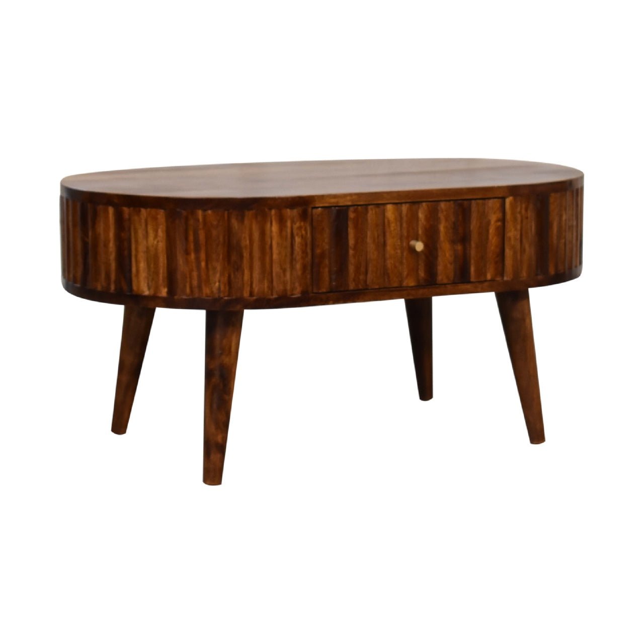 Stripe Chestnut Coffee Table - SILVIONIX