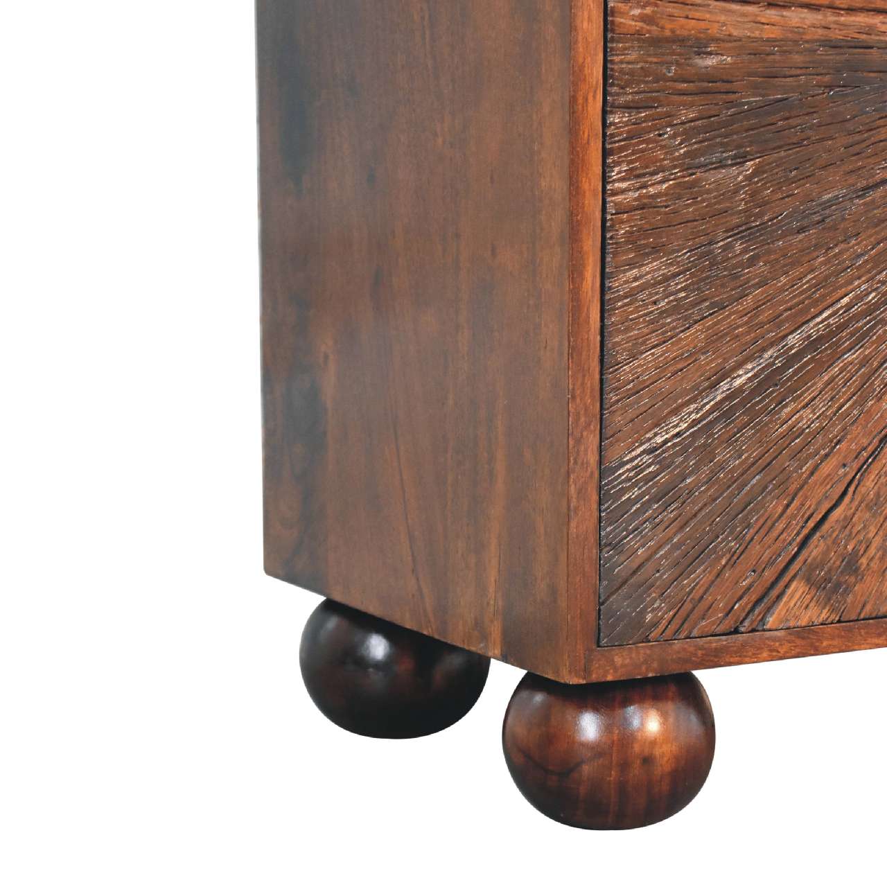 Sunrise Ball Walnut Cabinet - SILVIONIX