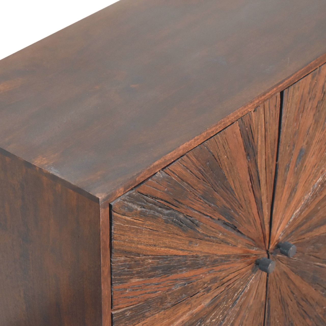 Sunrise Ball Walnut Cabinet - SILVIONIX