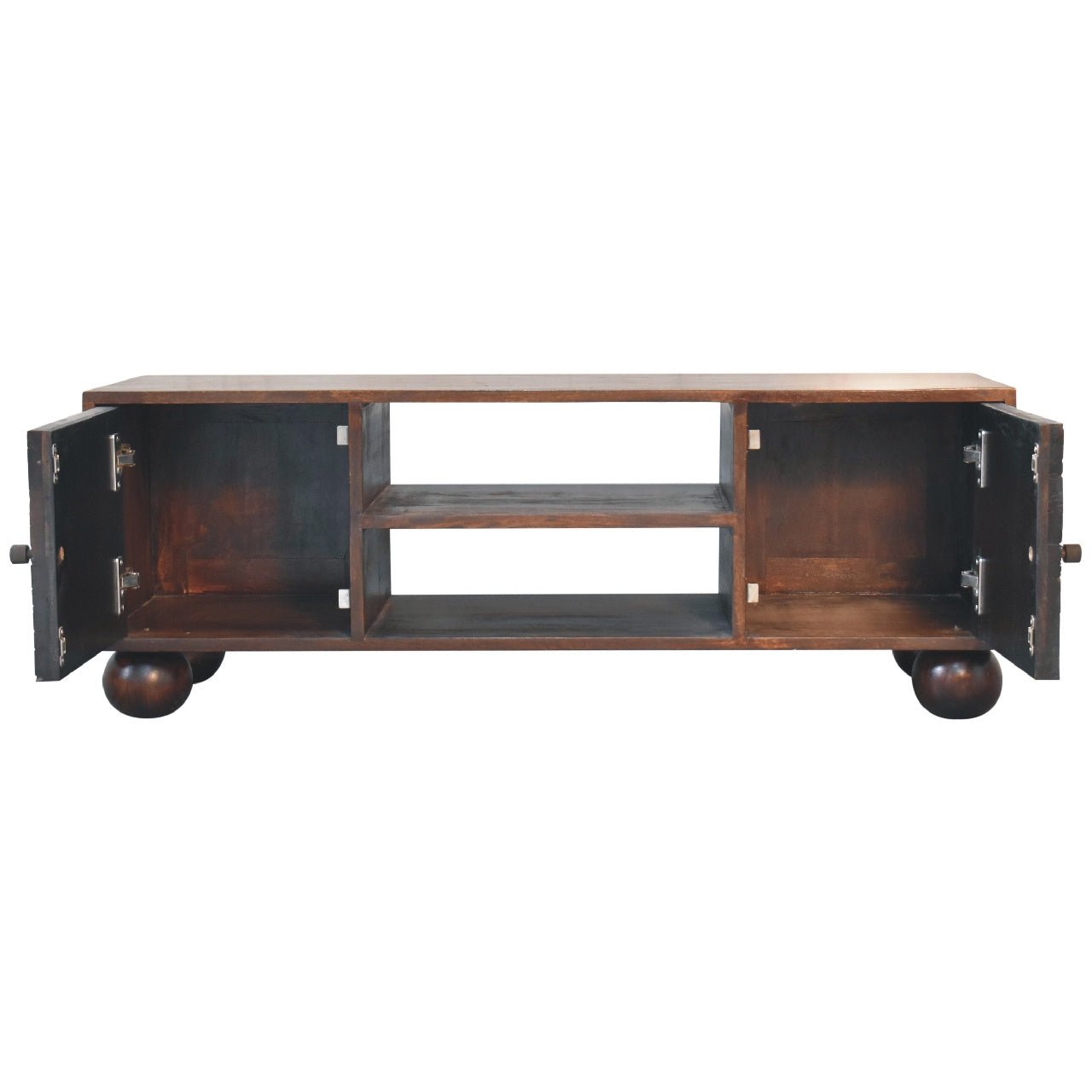 Sunrise Ball Walnut TV Unit - SILVIONIX