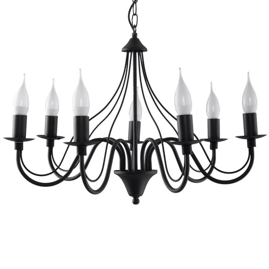 Chandelier steel Minerwa modern Design E14