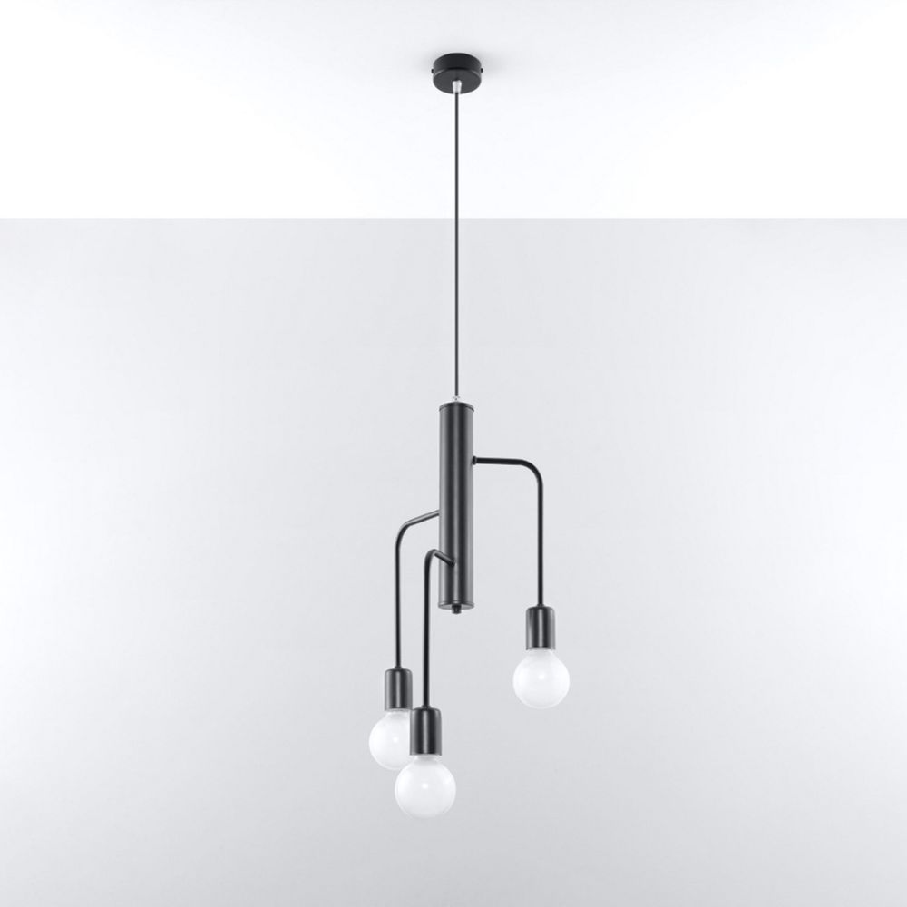 Chandelier steel Duomo loft Design E27