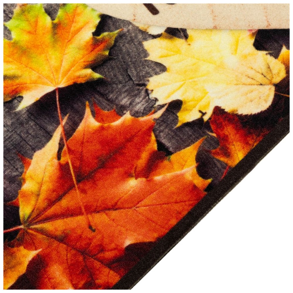 vidaXL Kitchen Rug Washable Autumn 60x180 cm Velvet - SILVIONIX