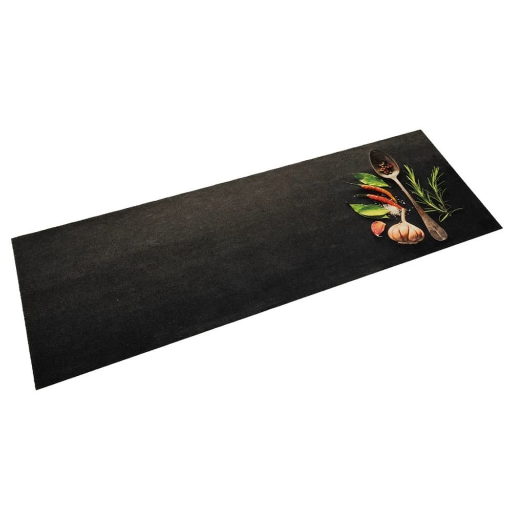 vidaXL Kitchen Rug Washable Spices 60x180 cm Velvet - SILVIONIX