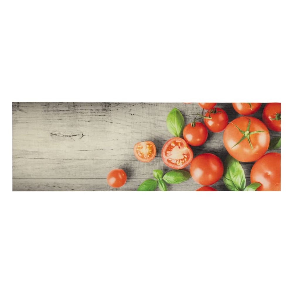 vidaXL Kitchen Rug Washable Tomatoes 60x180 cm Velvet - SILVIONIX