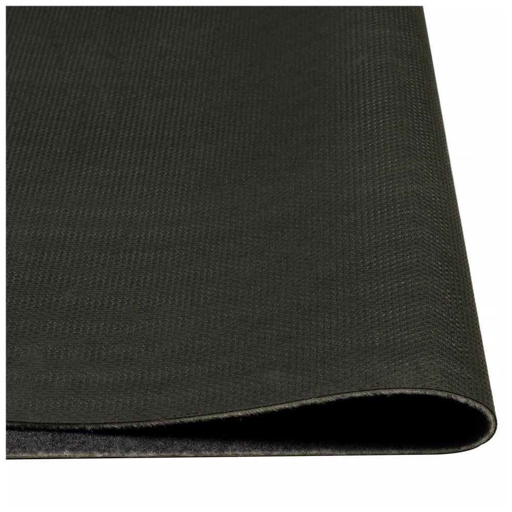 vidaXL Kitchen Rug Washable Wine Grey 60x300 cm Velvet - SILVIONIX