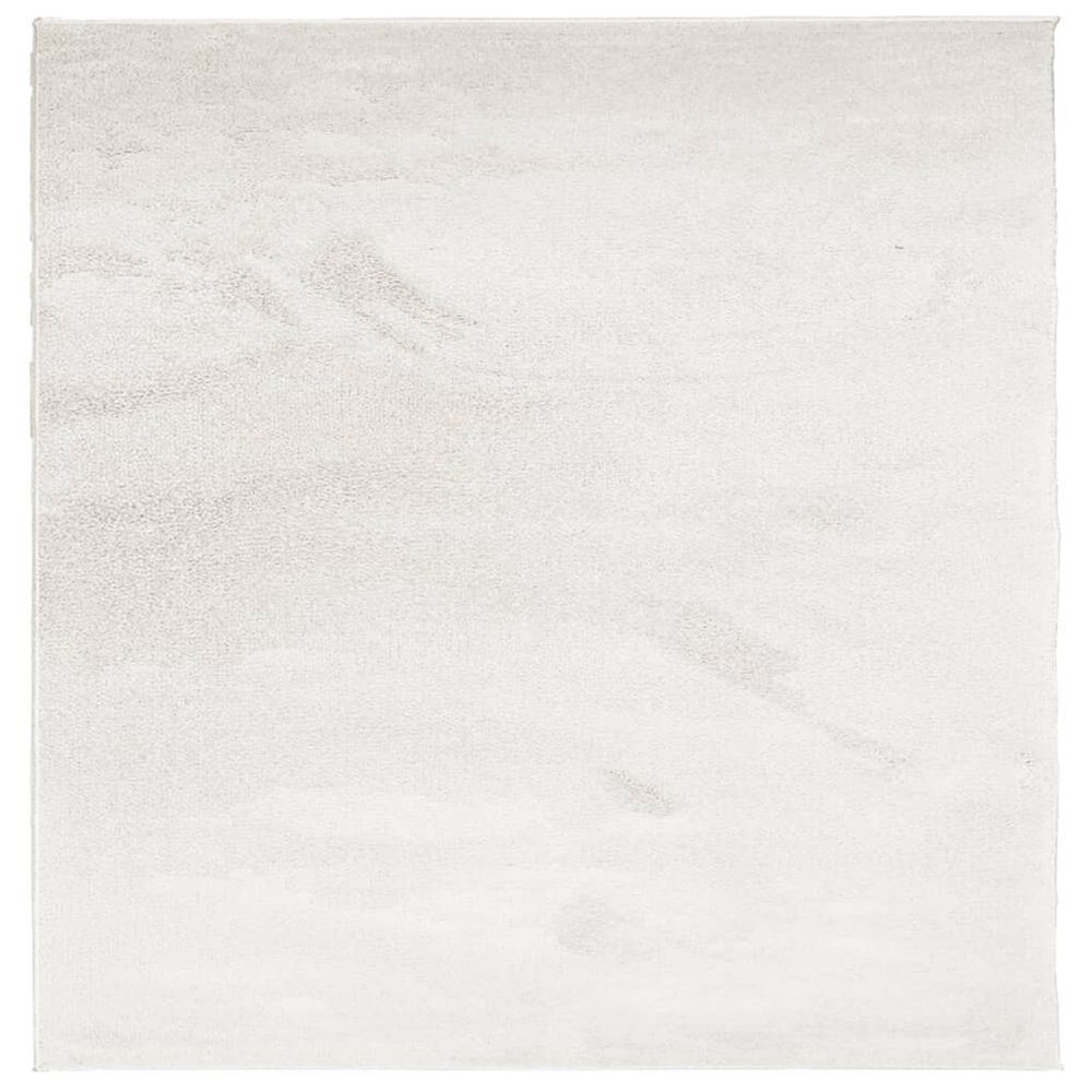 vidaXL Rug OVIEDO Short Pile Beige 120x120 cm - SILVIONIX