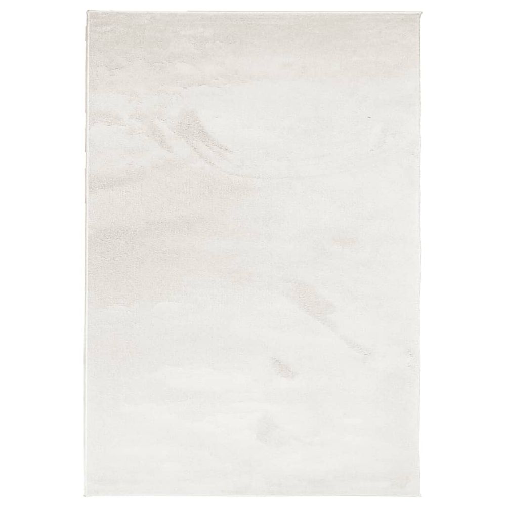 vidaXL Rug OVIEDO Short Pile Beige 140x200 cm - SILVIONIX