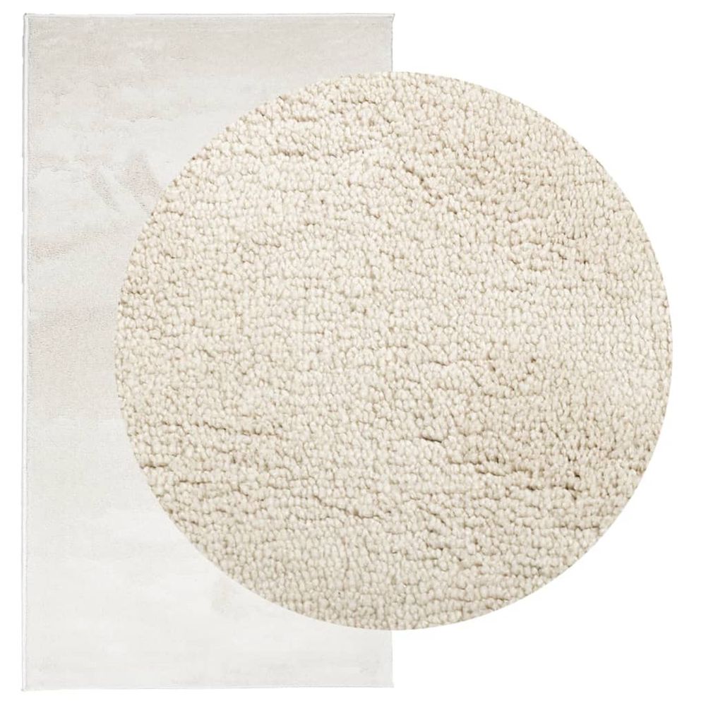 vidaXL Rug OVIEDO Short Pile Beige 60x110 cm - SILVIONIX