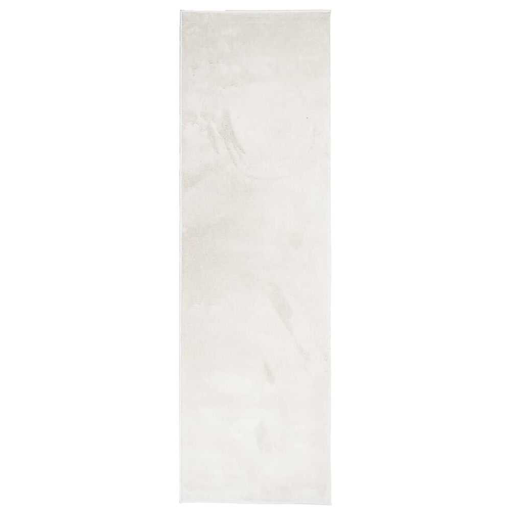 vidaXL Rug OVIEDO Short Pile Beige 80x250 cm - SILVIONIX