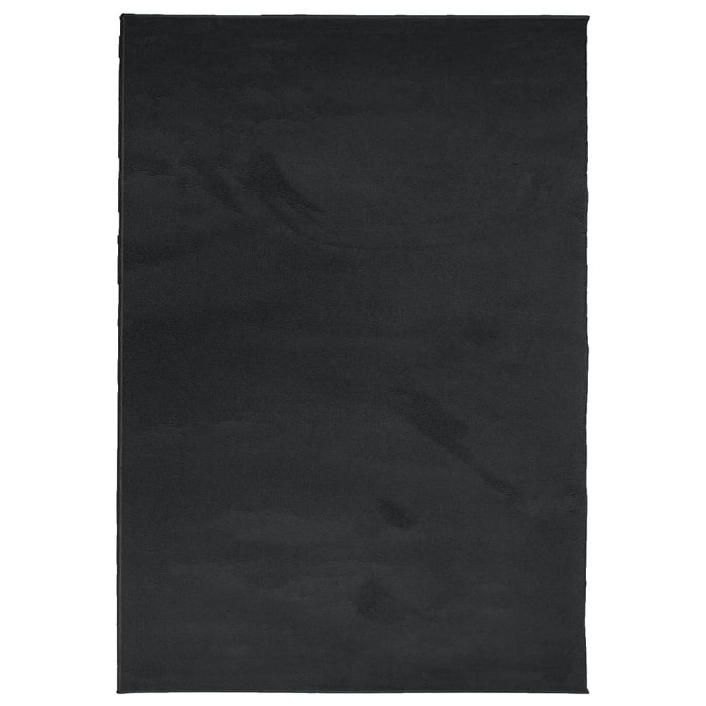 vidaXL Rug OVIEDO Short Pile Black 200x280 cm - SILVIONIX