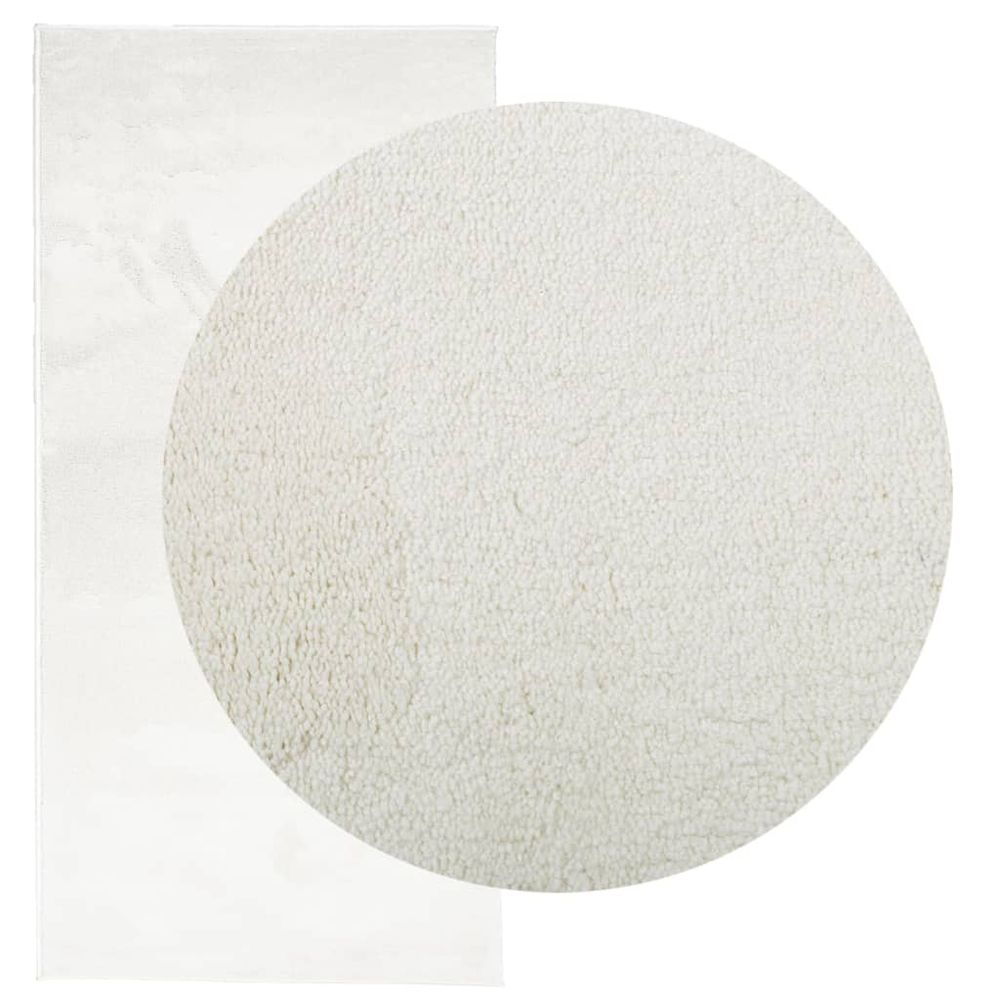 vidaXL Rug OVIEDO Short Pile Cream 100x200 cm - SILVIONIX