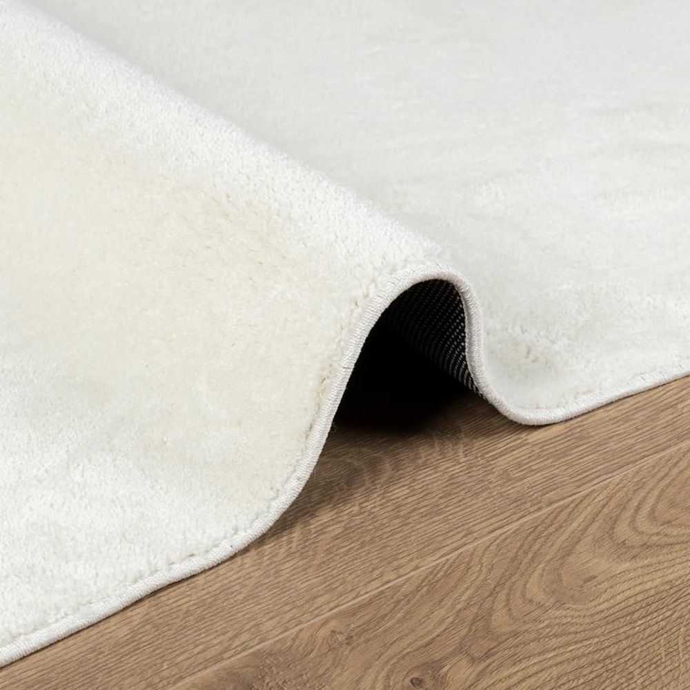 vidaXL Rug OVIEDO Short Pile Cream 140x200 cm - SILVIONIX