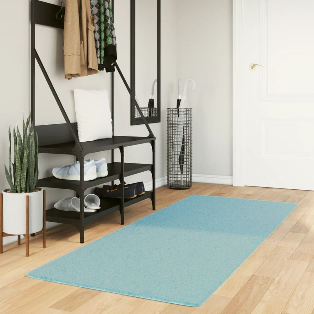 vidaXL Rug OVIEDO Short Pile Green 80x200 cm - SILVIONIX