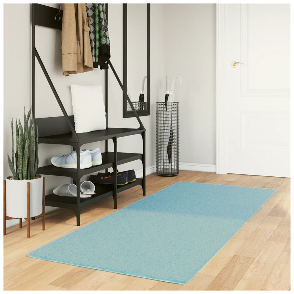 vidaXL Rug OVIEDO Short Pile Green 80x200 cm - SILVIONIX