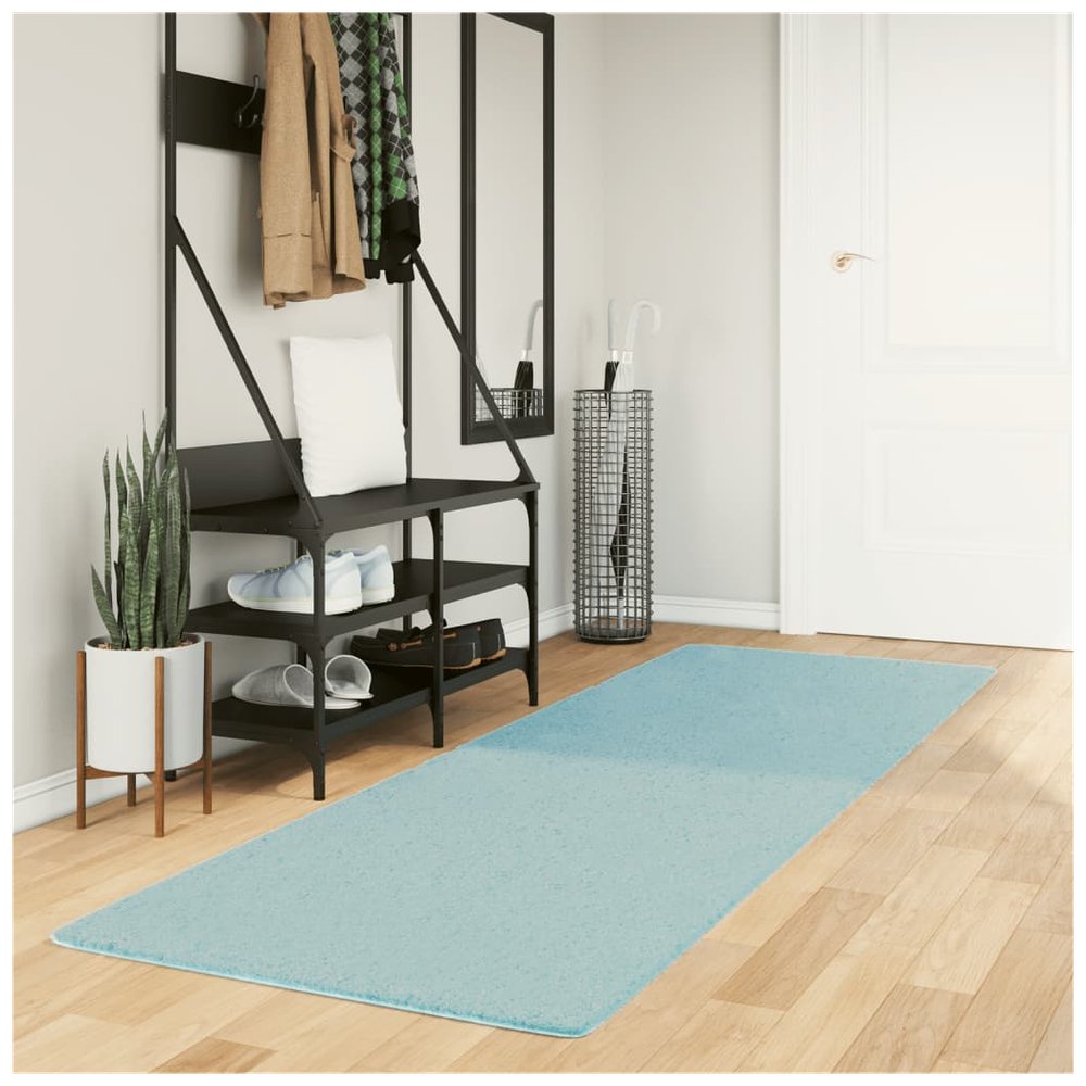 vidaXL Rug OVIEDO Short Pile Green 80x250 cm - SILVIONIX