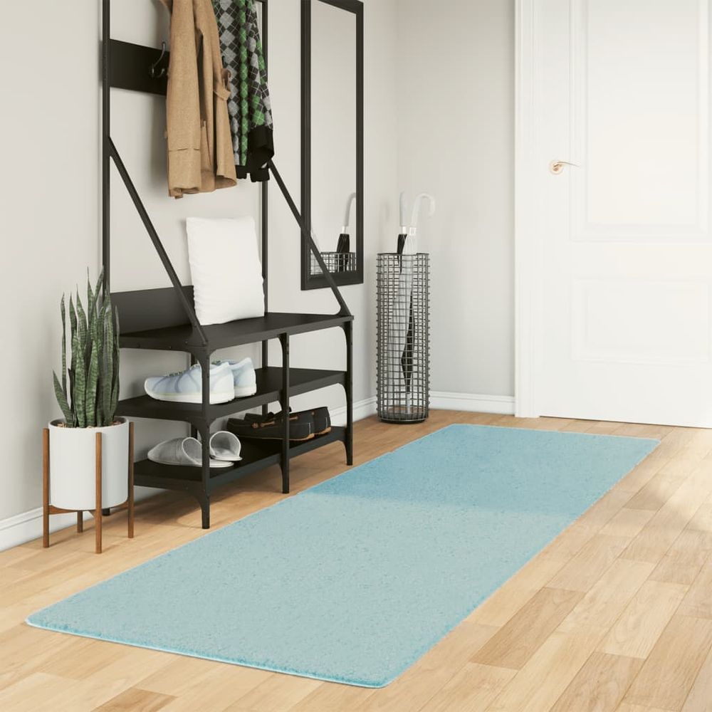 vidaXL Rug OVIEDO Short Pile Green 80x250 cm - SILVIONIX