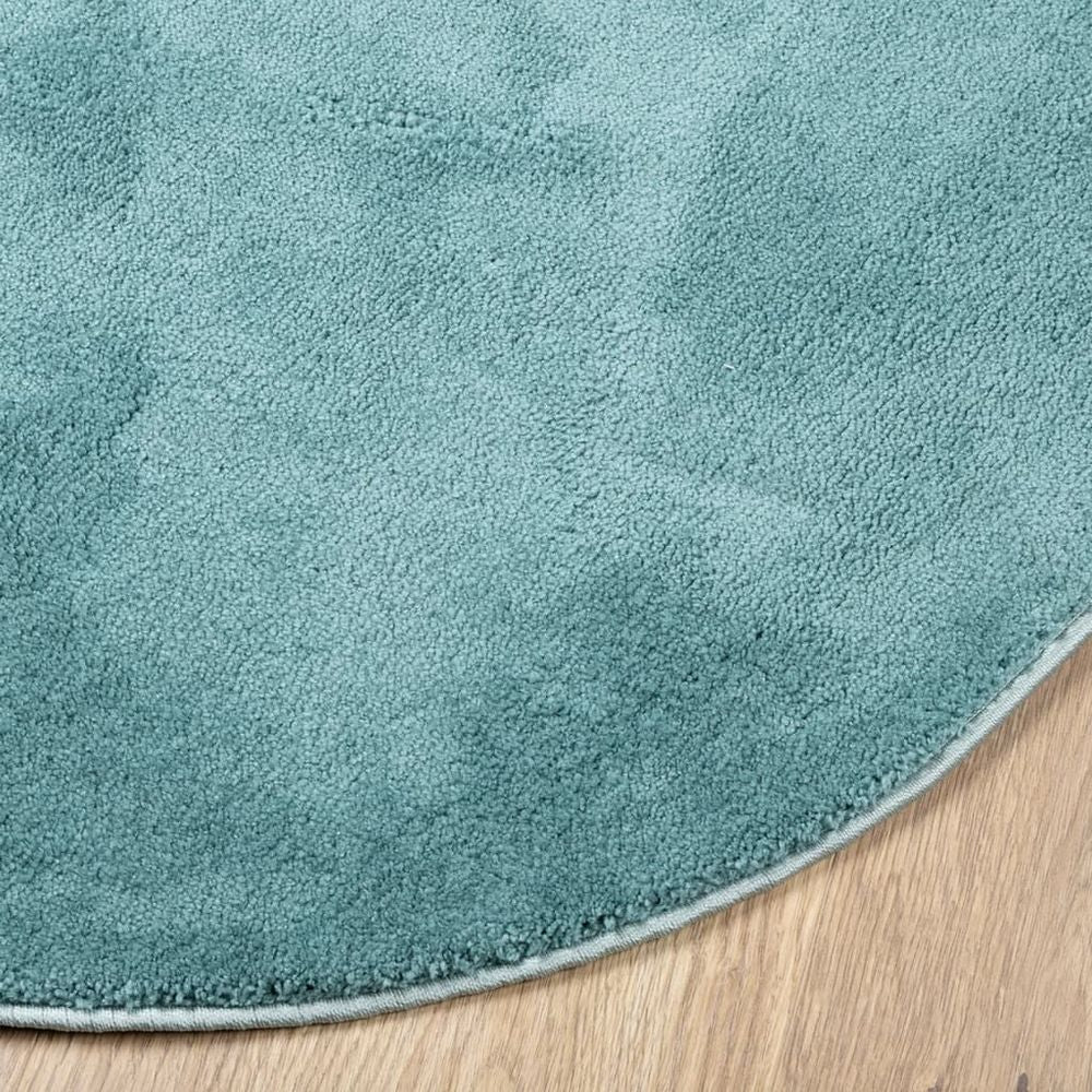 vidaXL Rug OVIEDO Short Pile Green Ø 200 cm - SILVIONIX