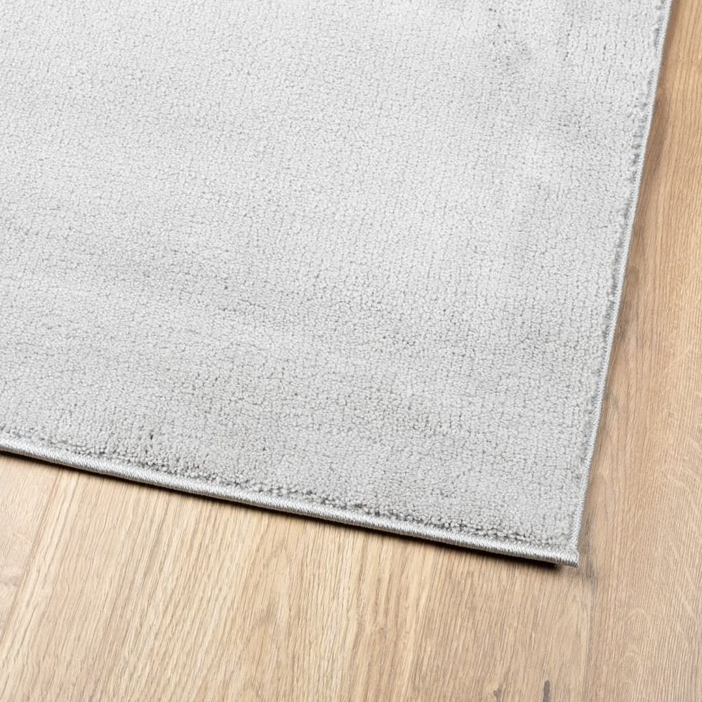 vidaXL Rug OVIEDO Short Pile Grey 100x200 cm - SILVIONIX