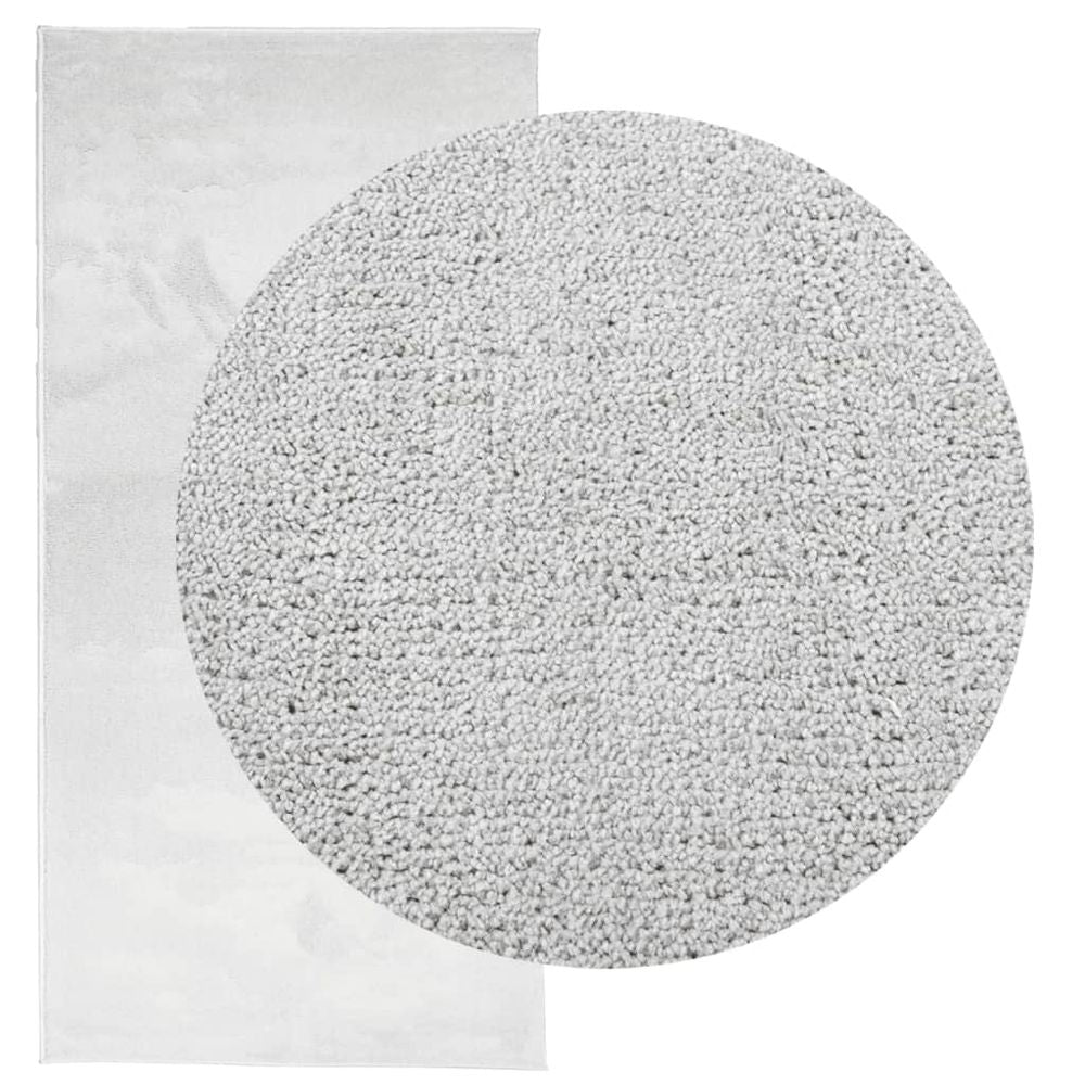 vidaXL Rug OVIEDO Short Pile Grey 100x200 cm - SILVIONIX