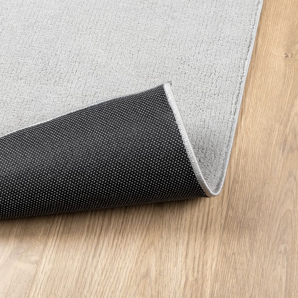 vidaXL Rug OVIEDO Short Pile Grey 100x200 cm - SILVIONIX