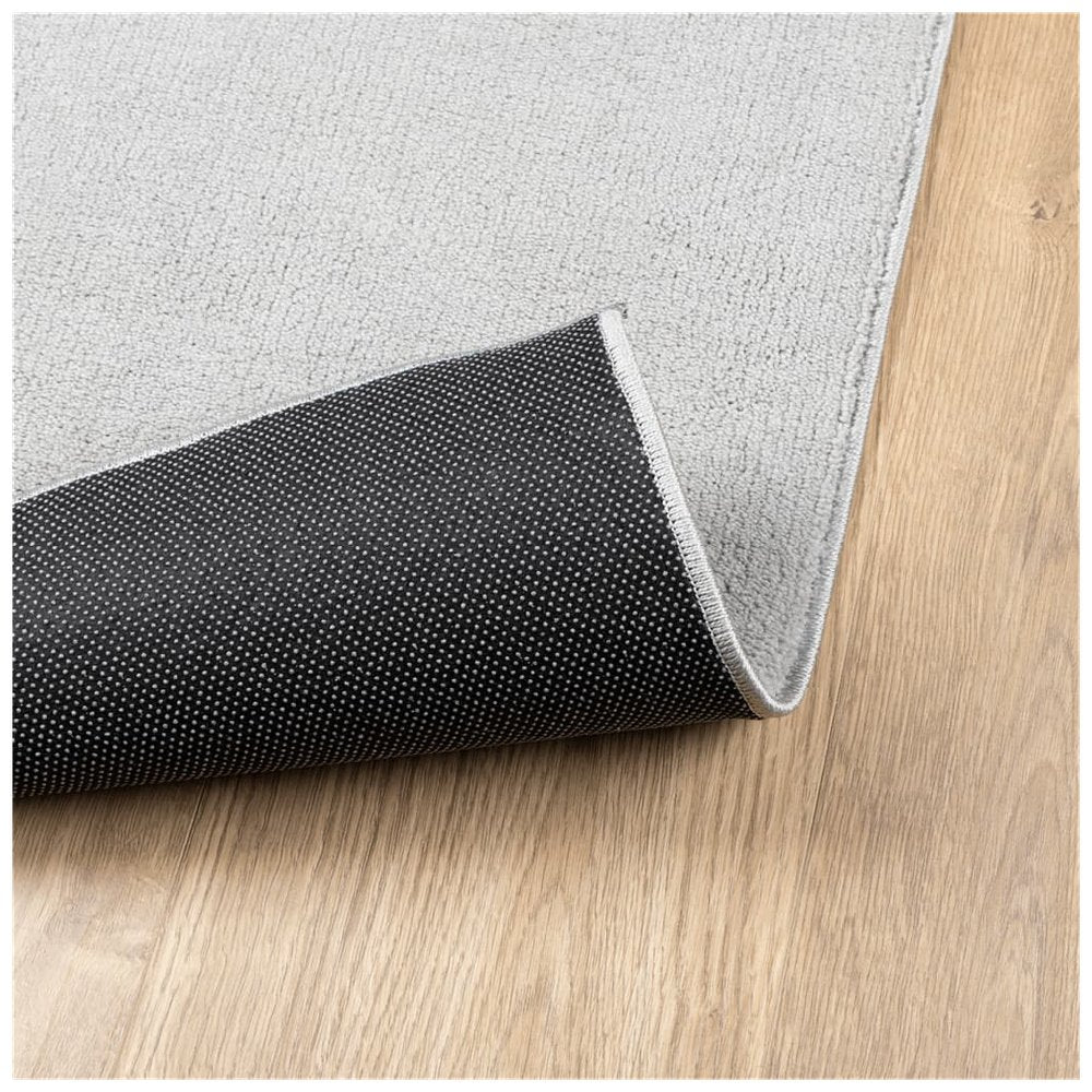 vidaXL Rug OVIEDO Short Pile Grey 120x170 cm - SILVIONIX