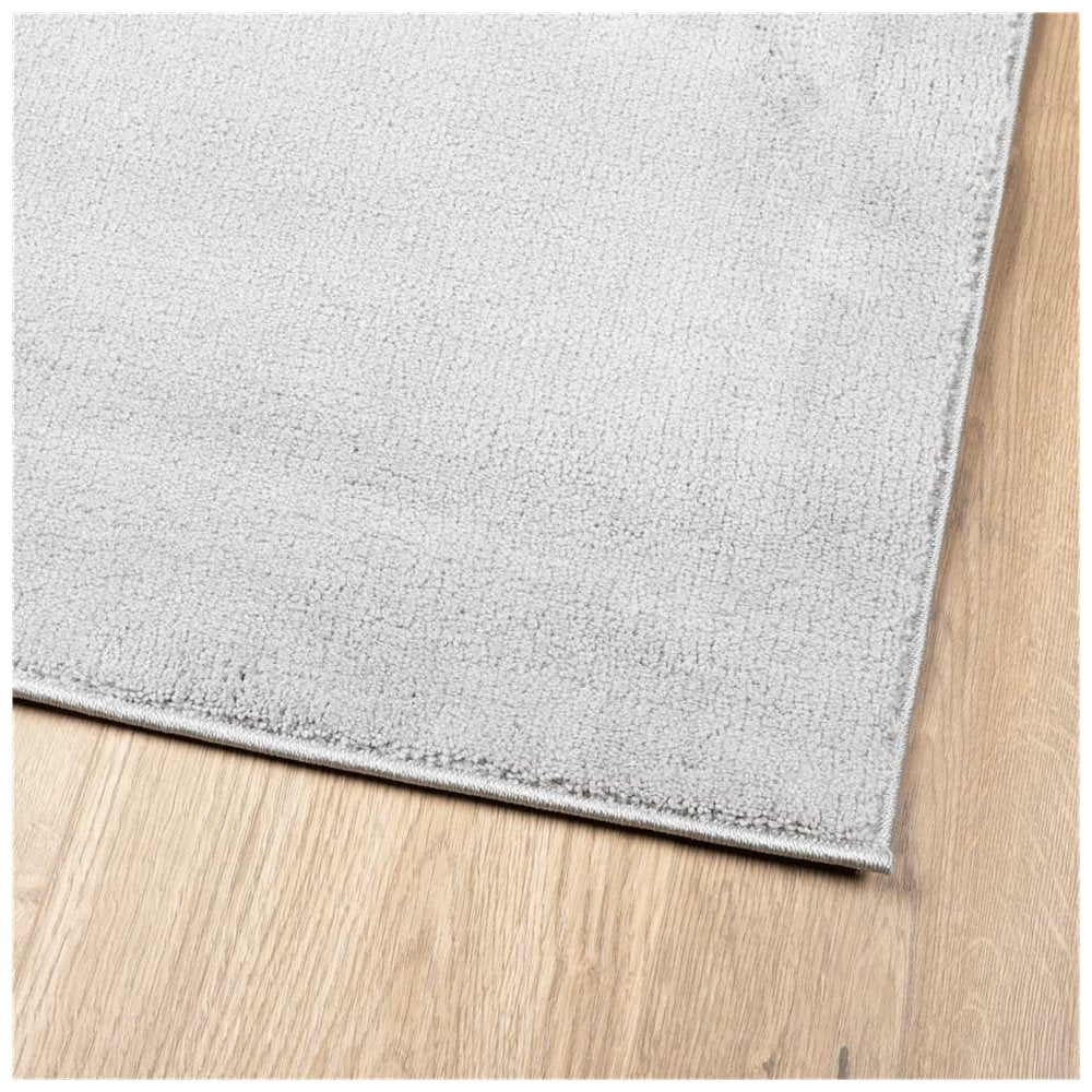 vidaXL Rug OVIEDO Short Pile Grey 120x170 cm - SILVIONIX