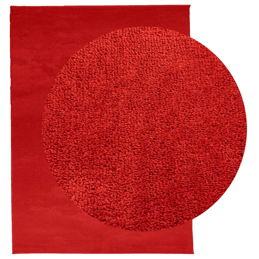 vidaXL Rug OVIEDO Short Pile Red 240x340 cm - SILVIONIX