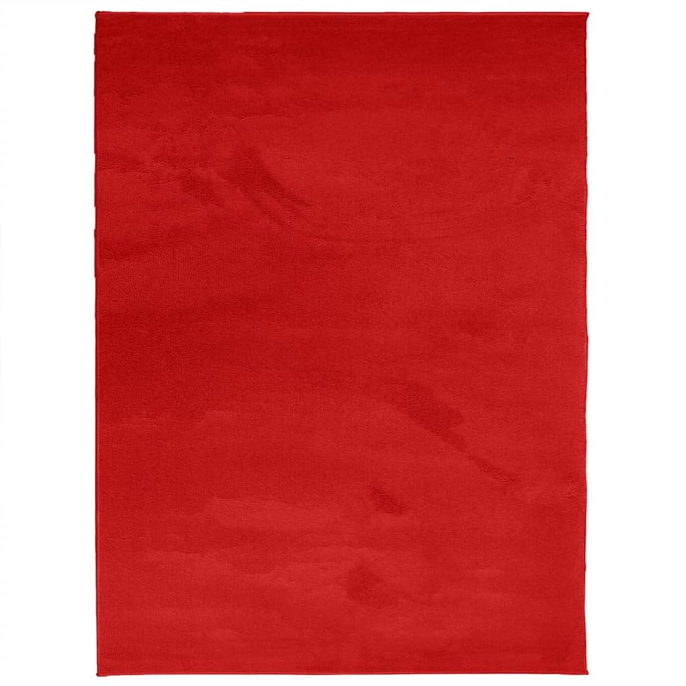 vidaXL Rug OVIEDO Short Pile Red 240x340 cm - SILVIONIX