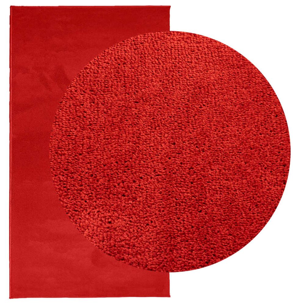 vidaXL Rug OVIEDO Short Pile Red 60x110 cm - SILVIONIX