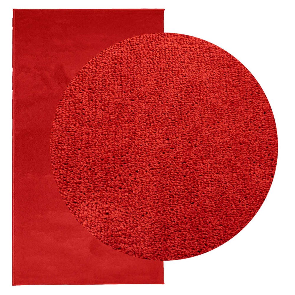 vidaXL Rug OVIEDO Short Pile Red 80x150 cm - SILVIONIX