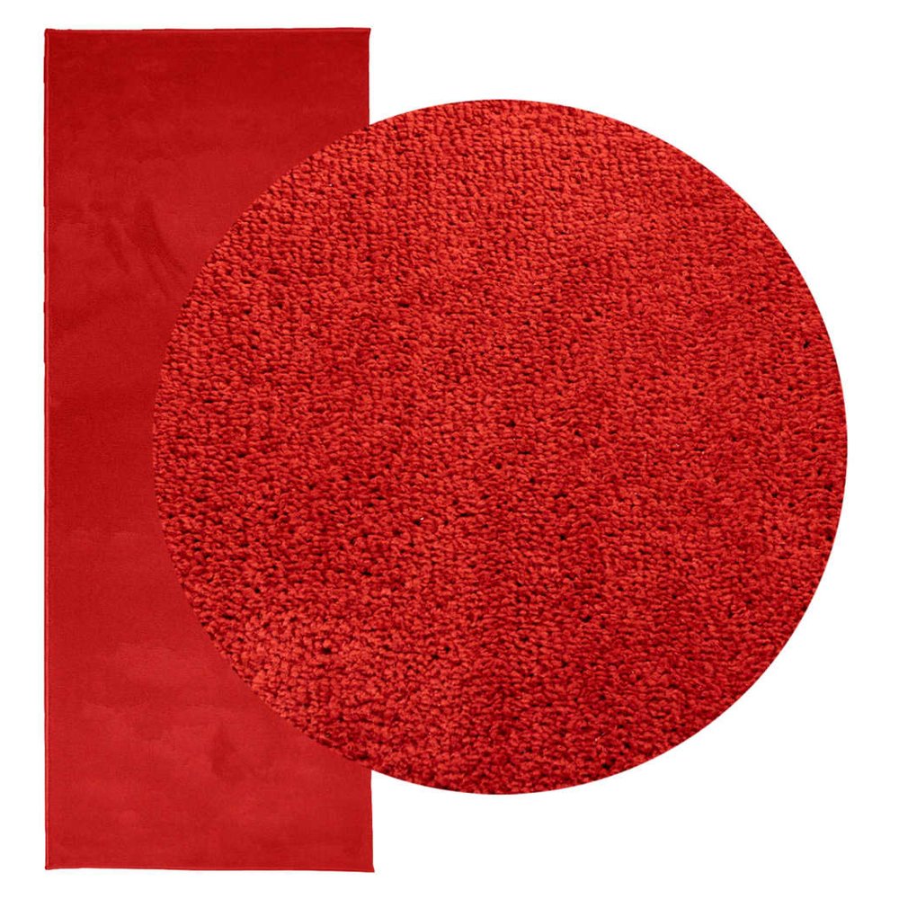 vidaXL Rug OVIEDO Short Pile Red 80x200 cm - SILVIONIX