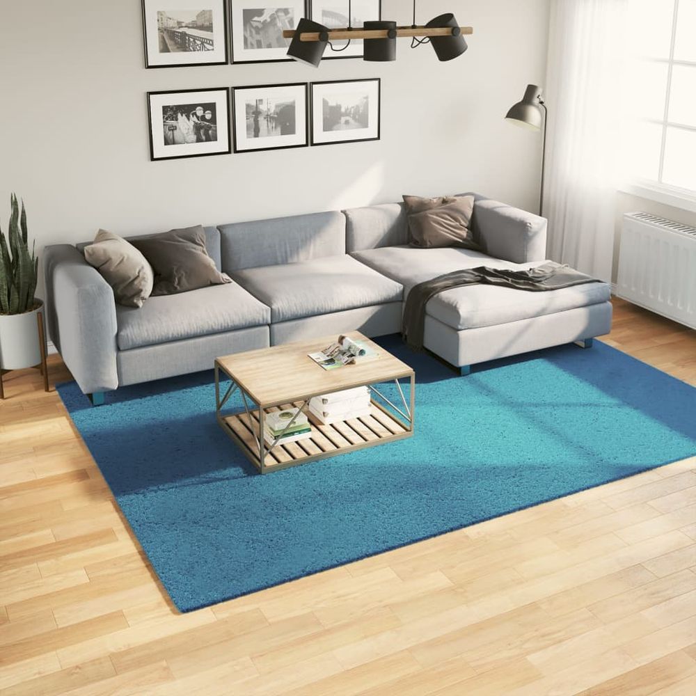 vidaXL Rug OVIEDO Short Pile Turquoise 200x280 cm - SILVIONIX