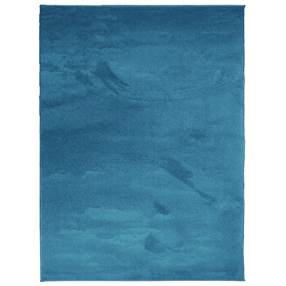 vidaXL Rug OVIEDO Short Pile Turquoise 240x340 cm - SILVIONIX