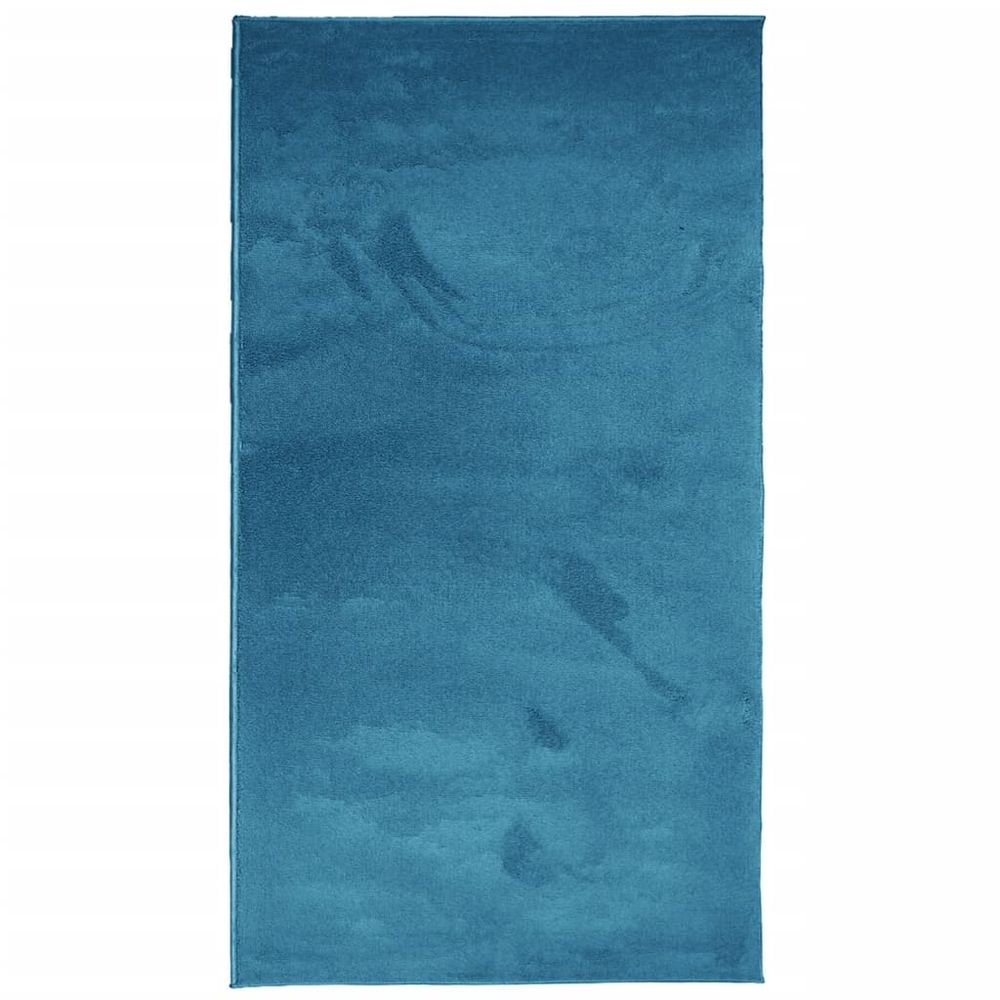 vidaXL Rug OVIEDO Short Pile Turquoise 60x110 cm - SILVIONIX