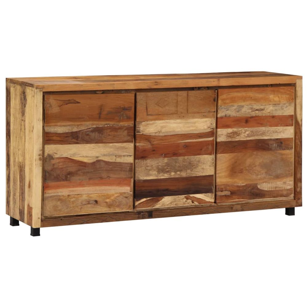 vidaXL Side Cabinet 160x38x79 cm Solid Reclaimed Wood - SILVIONIX