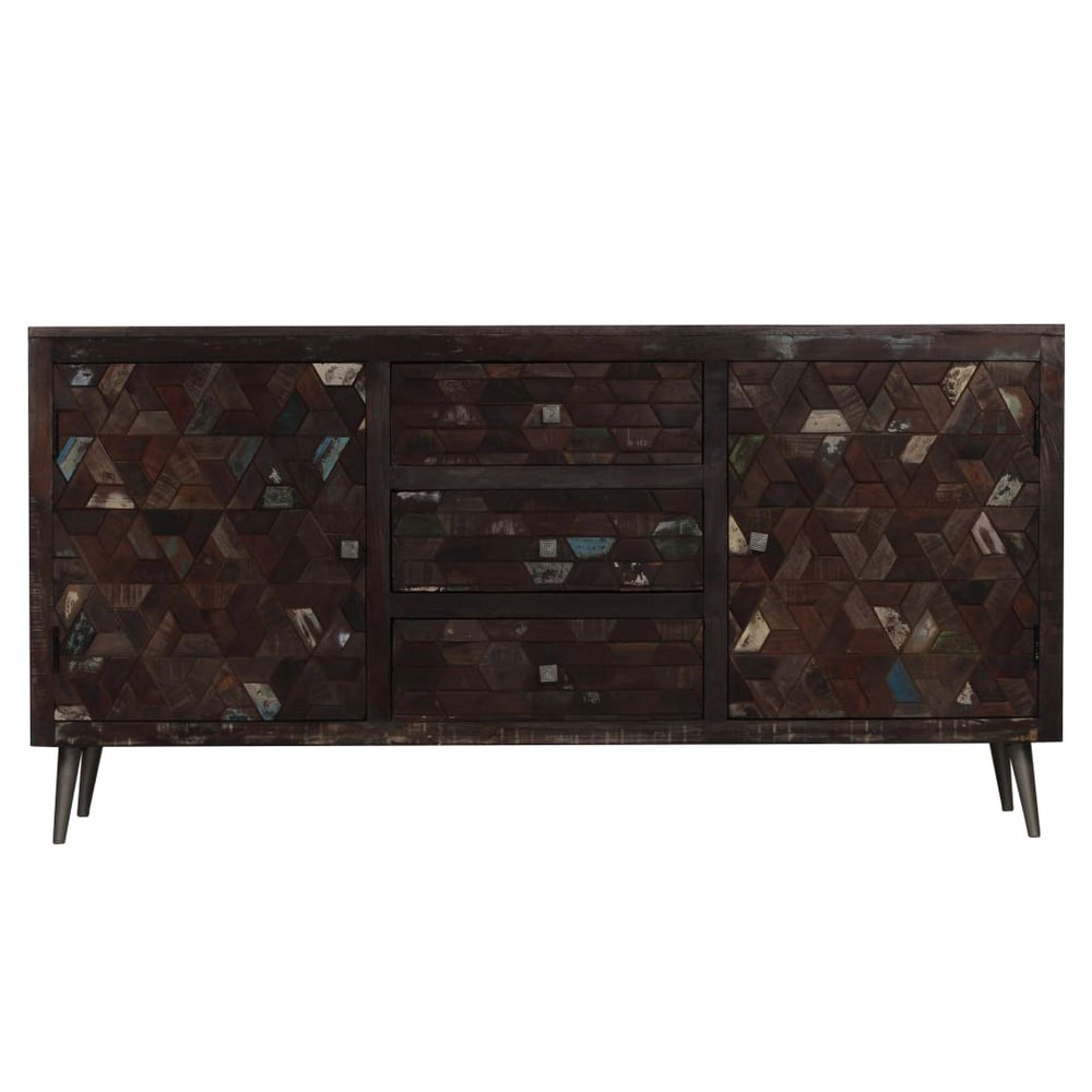 vidaXL Sideboard Solid Reclaimed Wood 160x40x80 cm - SILVIONIX