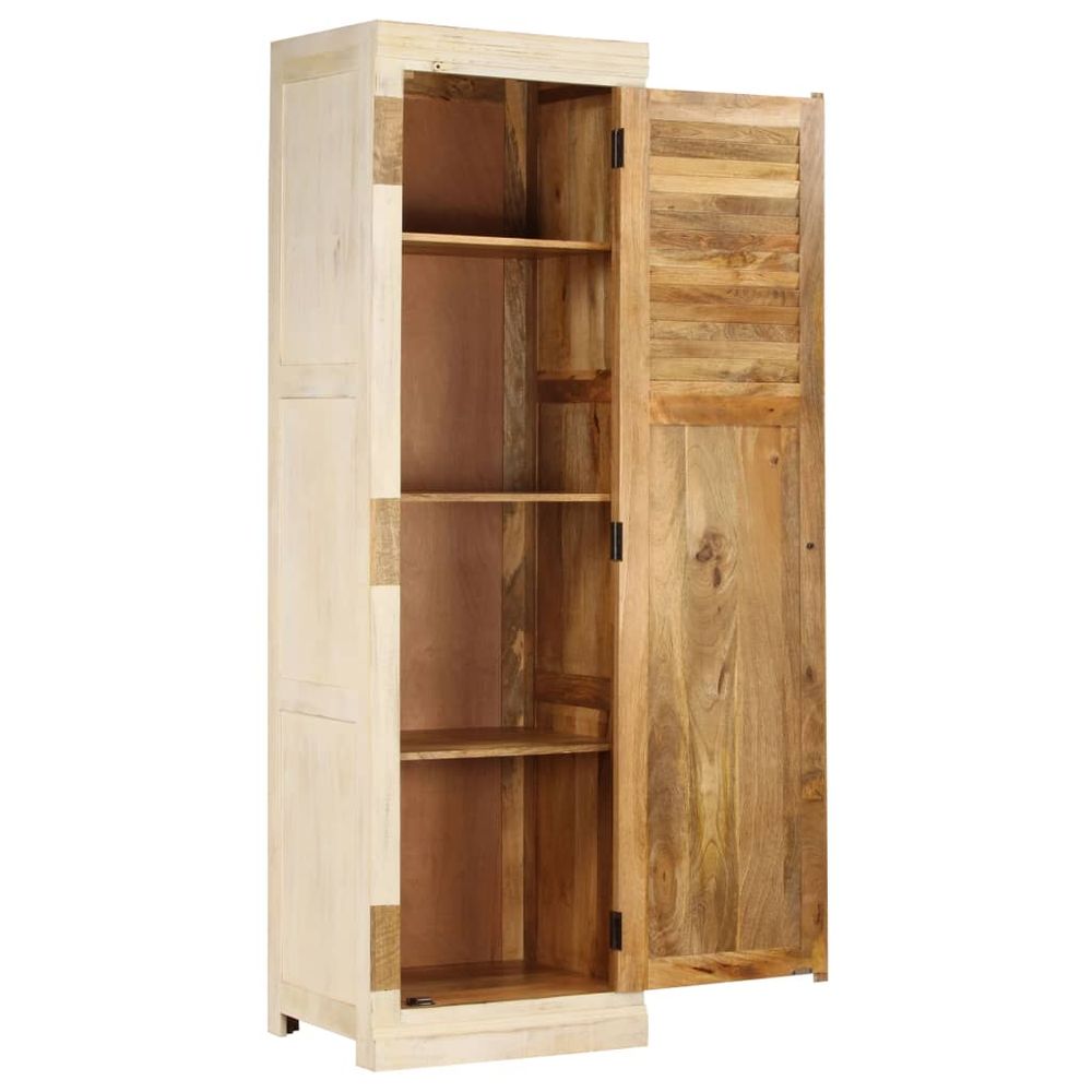 vidaXL Wardrobe Solid Mango Wood 60x50x200 cm - SILVIONIX