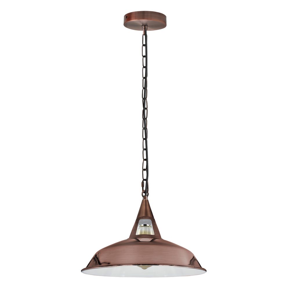 Vintage Industrial Retro Style Metal Ceiling Lamp Shade Pendant Lights, UK E27 - SILVIONIX