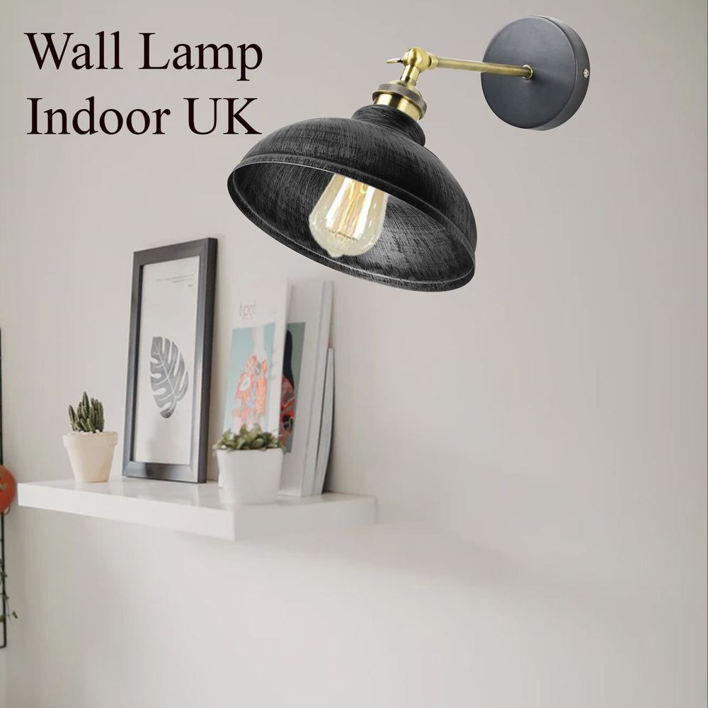 Vintage Wall Lamp Industrial Retro Loft Metal Wall Lights Sconce Lamp UK - SILVIONIX