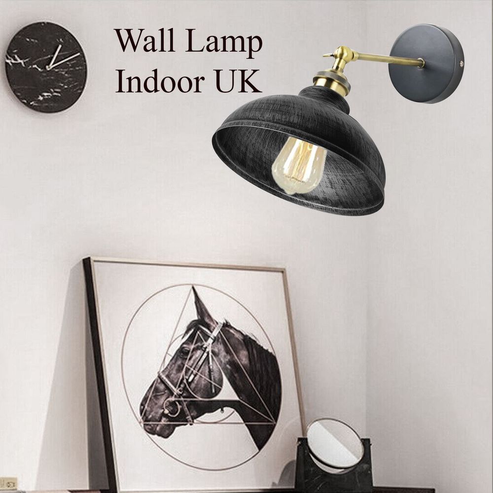 Vintage Wall Lamp Industrial Retro Loft Metal Wall Lights Sconce Lamp UK - SILVIONIX