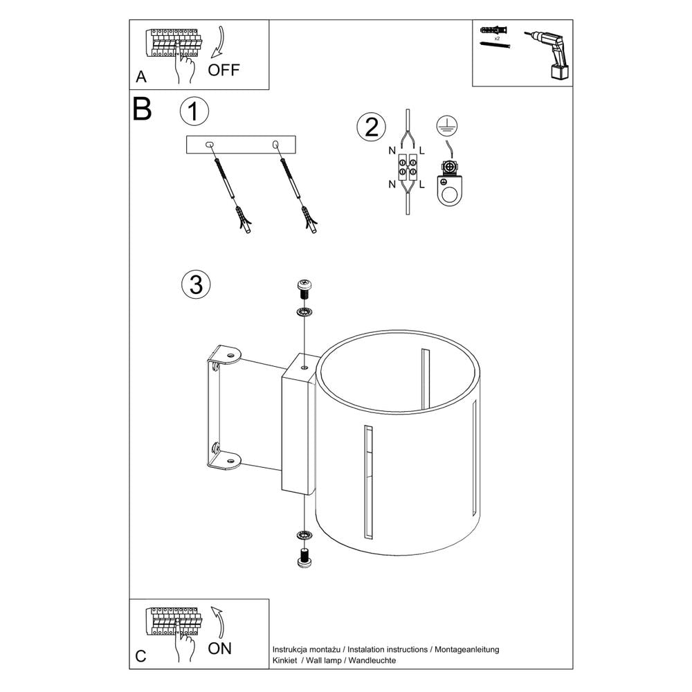 Wall lamp aluminum Inez modern Design G9 - SILVIONIX