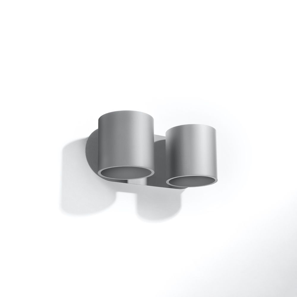 Wall lamp aluminum Orbis modern Design G9 - SILVIONIX